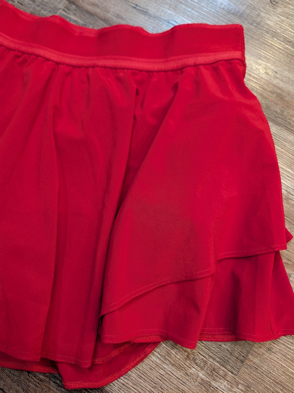 Lululemon Court Rival High-Rise Skirt Long in Dark Red Sz 14 - Picture 5 of 16